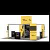 10ftx20ft 120SEG Booth Solution 301(G3A1x4)