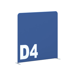 Booth Standard sized D series Fabric display Wall