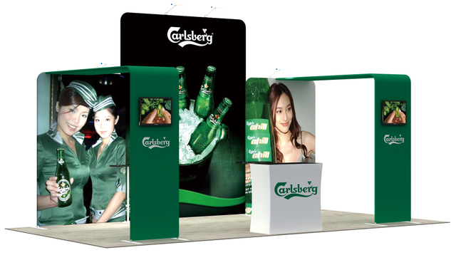 20ftx10ft Tube Booth Solution 057