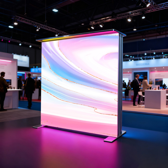 120mm Aluminum SEG Backlit Counter EM-08FBA R2