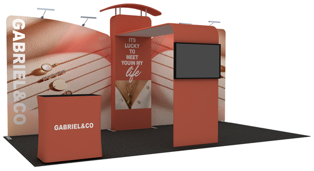 20ftx10ft Tube Booth Solution B014