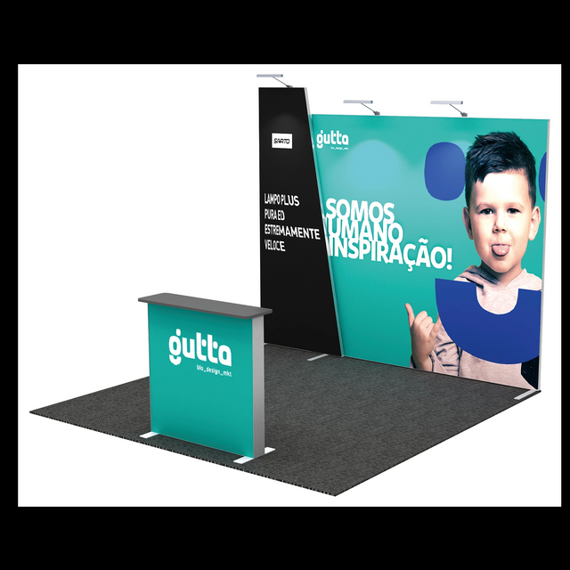 10ftx10ft 120SEG Booth Solution 106-A5D1