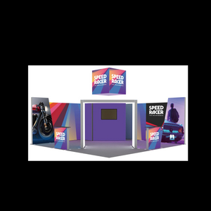 20ftx20ft 120SEG Booth Solution 302(B4D1D1A1x2D1A1)