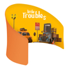 EZ Tube Semi-circle Stand A EM-17W1 Fabric Display Wall