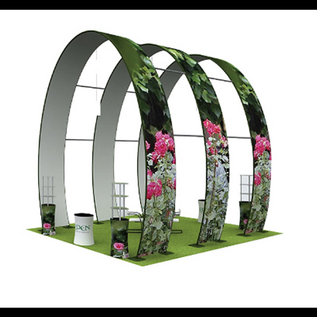 Customized Modular Arch Displays Fabric display Wall